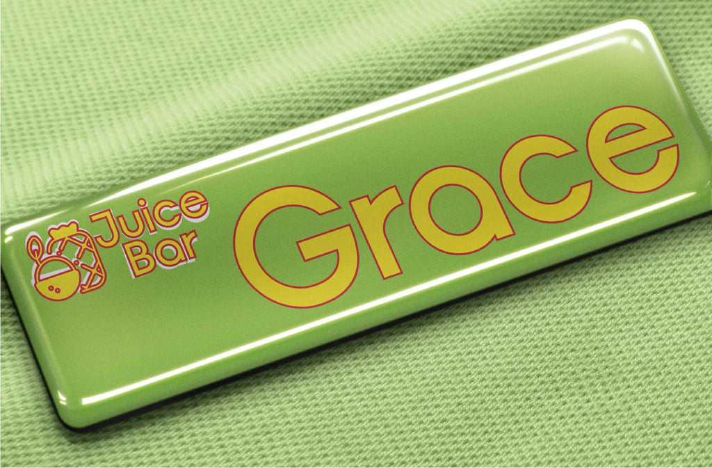 Name Tag Juice Bar Grace