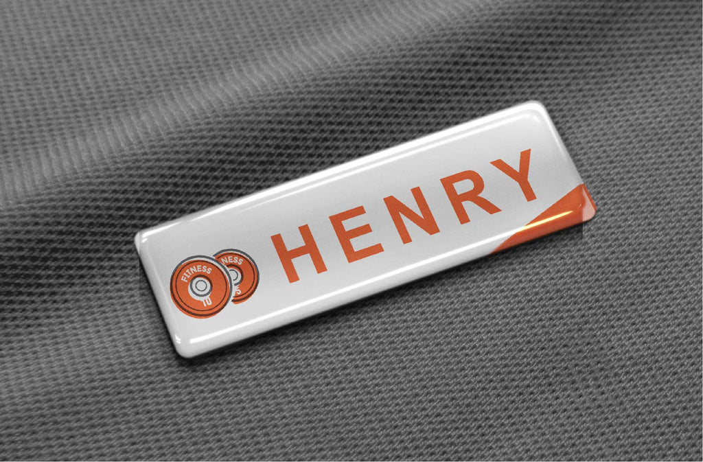 Name Tags Slim Fitness Henry